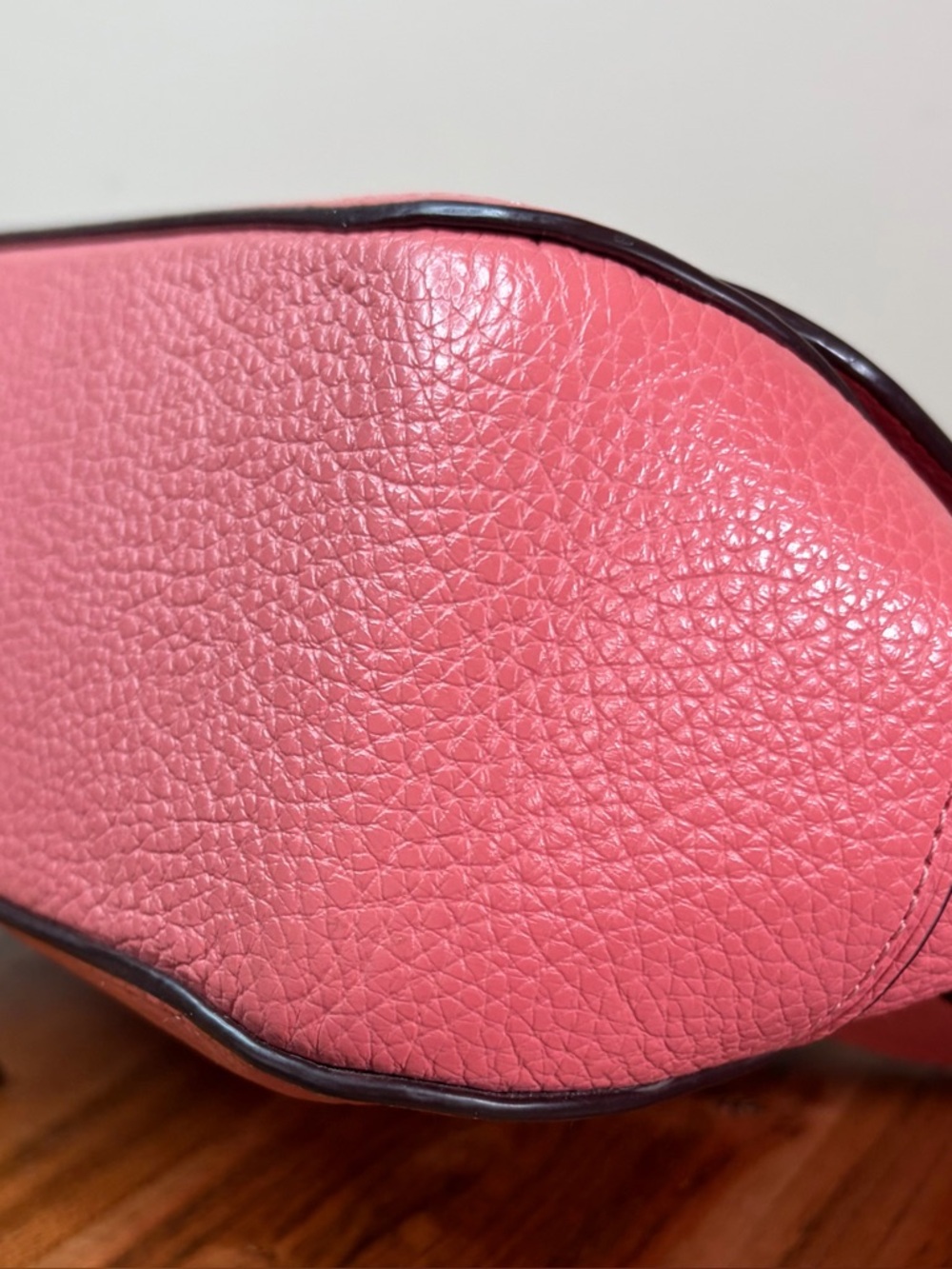 Coach Jess Messenger Pink Pebble Leather Crossbody 72703 - Picture 15 of 17